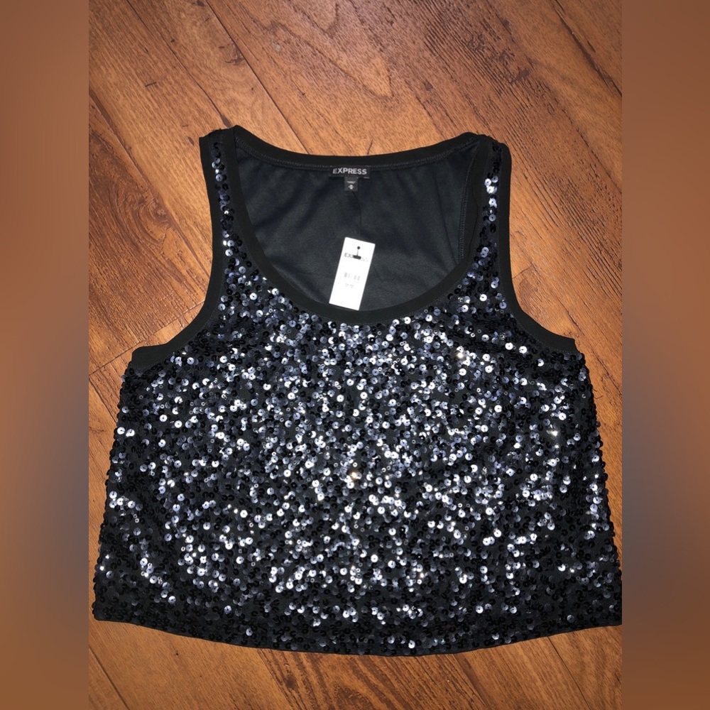New Express Sequins Tank Top. ( Party  ready)